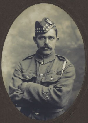 Old photo of Jock Linklater